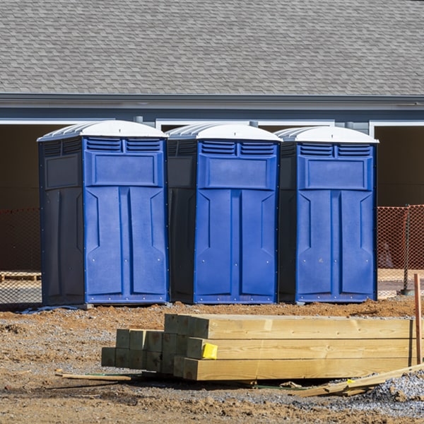 are there any restrictions on where i can place the porta potties during my rental period in Plumwood Ohio